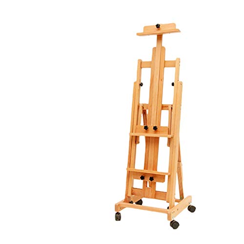 CONGRUI Staffelei für Teller, Staffelei, Ständer, Staffelei, Wagen, Skizze, Ölgemälde, Regal, bewegliche Kunststaffelei (Staffelei) von CONGRUI