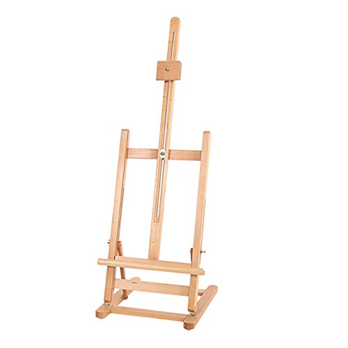CONGRUI Staffelei mit Schublade, für professionelle Holz-, Öl- und Skizzenstaffelei für Malerei, Kunst (B) von CONGRUI