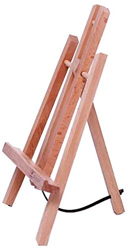 CONGRUI Staffelei verstellbarer Tischständer für Holzmalerei, Mini-Stativ, traditionelles Stativ-Rahmen-Design sorgt für Display, faltbares Zeichenregal (S) von CONGRUI