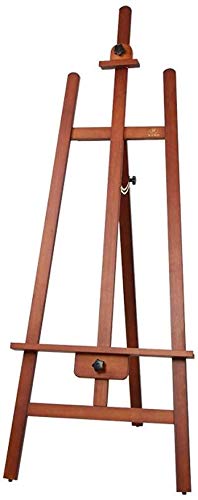 CONGRUI Staffelei zum Aufstellen beim Malen, elegante Ausstellungsstaffelei, vielseitige Tischpläne, inspirieren Plakatwand usw. Tischplatte, verschiedene Dinge, Kiefer (Walnussfarbe) von CONGRUI