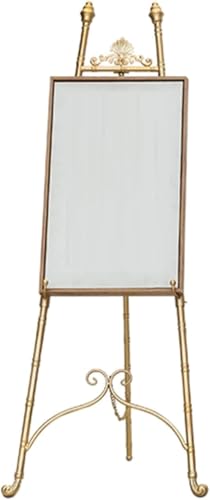 CONGRUI Staffelei zum Malen, goldener Eisenkunst-Staffelei-Ständer für Hochzeitsschilder und Poster, verstellbarer Posterständer für Innen- und Außenbereich CONGRUI Staffelei zum Malen, goldener Eisenkunst-Staffelei-Ständer für Hochzeitsschilder und Poster, verstellbarer Posterständer für Innen- und Außenbereich von CONGRUI
