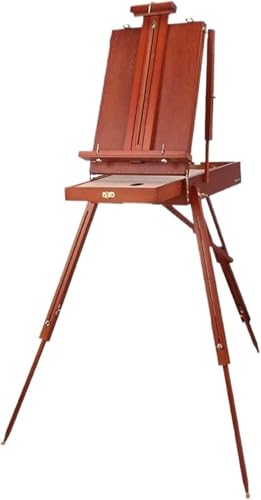 CONGRUI Stativ, Staffelei, tragbar, Holz, Skizzenrahmen, Staffelei, Zeichenkunst (Nussbaum ohne Stange) von CONGRUI