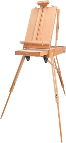 CONGRUI Stativ, Staffelei, tragbar, Holz, Skizzenrahmen, Staffelei, Zeichnen, Kunst (Holz mit Stange) von CONGRUI