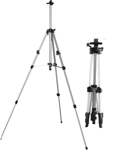 CONGRUI Stativ, Staffelei, verstellbarer Ständer, Aluminiumhalter, Präsentationszubehör (Silber) von CONGRUI