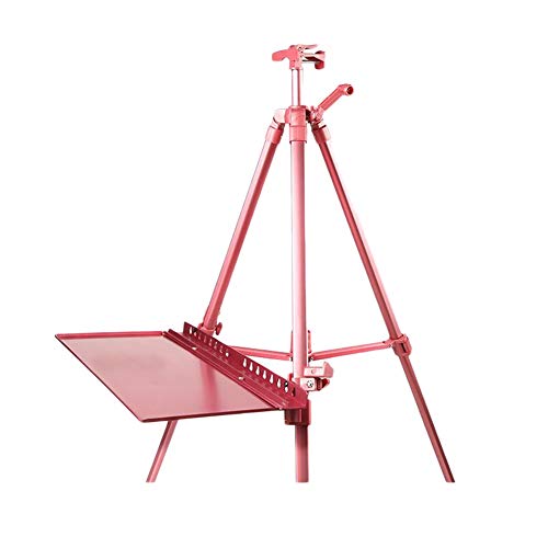 CONGRUI Stativ-Staffelei, professionelle Staffelei für Künstler, Staffelei, verstellbares Leinwanddisplay (Rosa) von CONGRUI