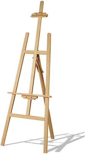 CONGRUI Studio-Staffelei, dreieckig, massives Holz, verstellbar, für den Außenbereich, einfach zu montieren, 61 x 121 x 175 cm von CONGRUI