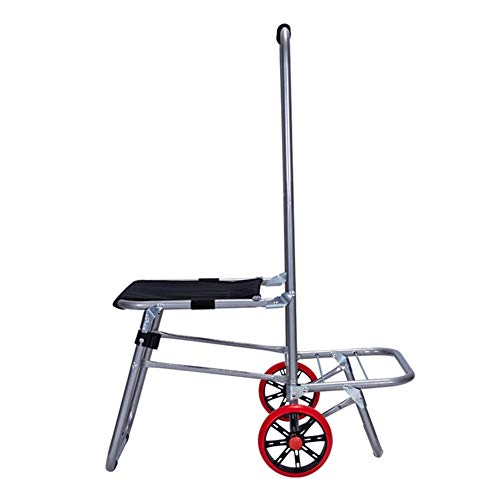 CONGRUI Tasche Trolley Malwerkzeug Wagen Klettern Treppen Zeichenbrett Auto Staffelei Tasche Künstlersitz Tragbarer faltbarer Kunstwagen (Sitzrahmen) von CONGRUI