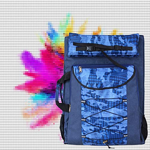 CONGRUI Tasche für Kunst-Zeichenbrett, bemalte Leinwand, Kunsttest, Zeichenbrett, Aufbewahrungs-Datei-Tasche (blau) von CONGRUI