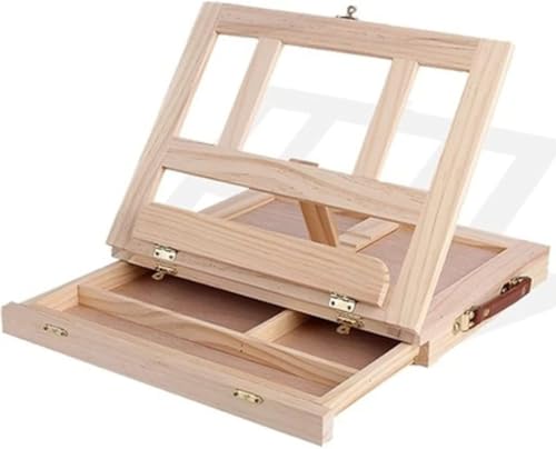 CONGRUI Tischstaffelei aus Holz, tragbar, Skizzenstaffelei, Künstler, Schreibtisch, Zeichenbrett, Ständer, Staffelei, Aquarell, Ölgemälde, Kunstbedarf CONGRUI Tischstaffelei aus Holz, tragbar, Skizzenstaffelei, Künstler, Schreibtisch, Zeichenbrett, Ständer, Staffelei, Aquarell, Ölgemälde, Kunstbedarf von CONGRUI