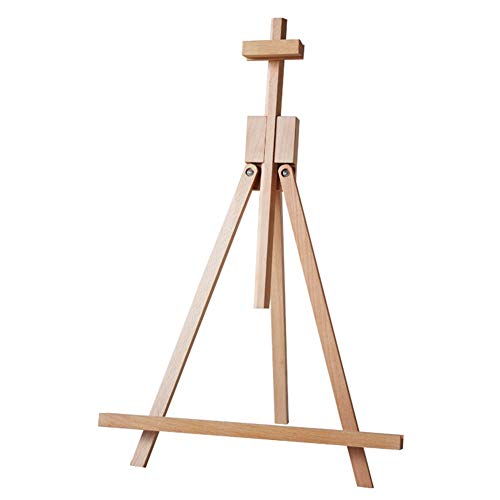 CONGRUI Tischstaffelei für Künstler, Staffelei, Ständer für Kunst, Beruf, Display, Zeichenbrett, Holz (Staffelei-Stativ) von CONGRUI