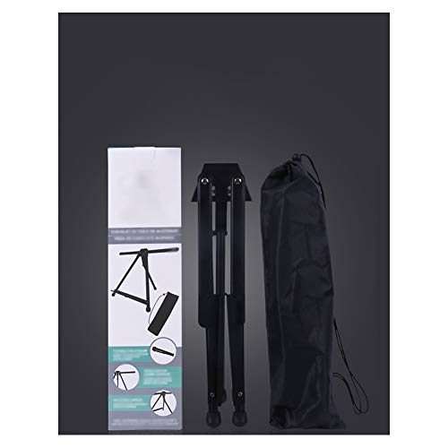 CONGRUI Verstellbares Dreibeinregal, schwarz, 360 ° drehbar, zweiflügelig, dreieckige Staffelei aus Eisen CONGRUI Verstellbares Dreibeinregal, schwarz, 360 ° drehbar, zweiflügelig, dreieckige Staffelei aus Eisen von CONGRUI