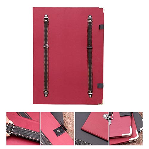 CONGRUI Wasserdichte Künstler-Skizzen-Tragetasche mit Schultergurten und Tasche, ideal für Klassenzimmer, Studio oder Feld (Rot, 4K) von CONGRUI