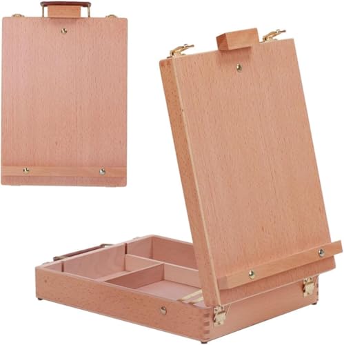 CONGRUI Werkzeugkasten, Aufbewahrungsbox, Schublade, Malbox, echtes Display, Malerei, Holzbox, Zeichenbrett, Staffelei, Kunstbedarf CONGRUI Werkzeugkasten, Aufbewahrungsbox, Schublade, Malbox, echtes Display, Malerei, Holzbox, Zeichenbrett, Staffelei, Kunstbedarf von CONGRUI