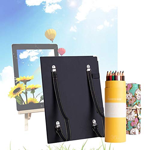 CONGRUI Zeichenbrett, Tasche, Zeichenbrett, Skizzenbrett für Kunststudenten, Outdoor, Doppelschulter, Schülermappe (Zeichenbrett-Set, 4K) von CONGRUI