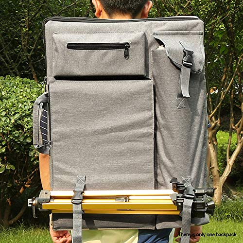 CONGRUI Zeichenbrett-Tasche, grau, Leinwand, Malset, Reißverschluss, Kunsttasche, Zeichenbrett, Künstler, große Kapazität CONGRUI Zeichenbrett-Tasche, grau, Leinwand, Malset, Reißverschluss, Kunsttasche, Zeichenbrett, Künstler, große Kapazität von CONGRUI