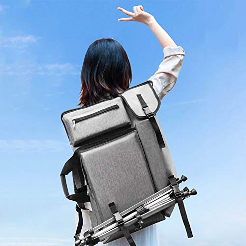 CONGRUI Zeichenbrett Tragetasche Zeichenbrett Tasche in Leinwand Wasserdicht Rucksack Leinwand Malerei Set von CONGRUI