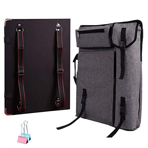 CONGRUI Zeichenbretter, Rucksack, Staffelei, Malset, Beruf, Rucksack, Künstler-Tragetasche, Canvas-Tasche (Canvas-Tasche + Zeichenbrett) von CONGRUI