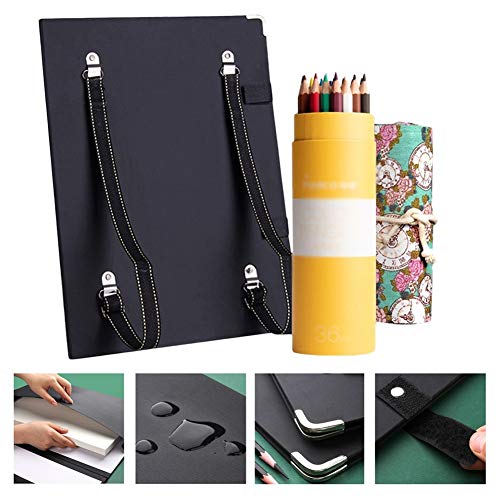 CONGRUI Zeichentafel für Kunststudenten, Outdoor, Doppelschulter, Schülermappe (Zeichenbrett-Set, 8K) von CONGRUI