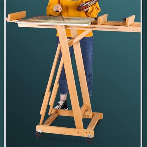 CONGRUI Zweck Holzstaffelei für Öl- und Aquarellmalerei, Chevalet Caballete de Pintura Werbung Display Staffelei von CONGRUI