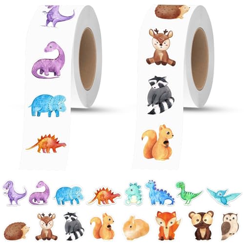 CONJURAIDE 1000 Stück Sticker Kinder, Sticker Tiere Aufkleber Kinder Tiersticker Dino Sticker Rolle Waldtiere Wasserfeste Sticker Motivations Aufkleber Tieraufkleber Grundschule Lehrerbedarf CONJURAIDE 1000 Stück Sticker Kinder, Sticker Tiere Aufkleber Kinder Tiersticker Dino Sticker Rolle Waldtiere Wasserfeste Sticker Motivations Aufkleber Tieraufkleber Grundschule Lehrerbedarf von CONJURAIDE