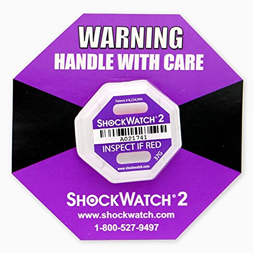 Aufprallindikatoren Shockwatch 2 · 37G (Purple) - 10 Stück Packen. von CONSERVATIS