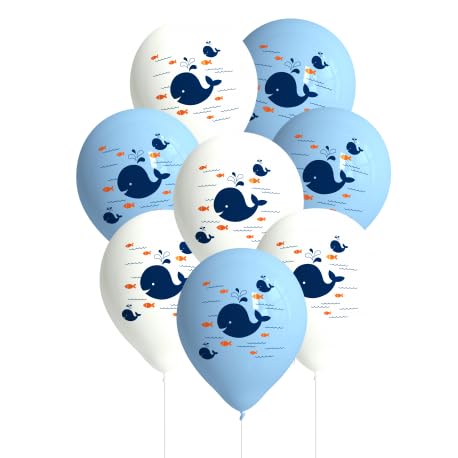 CONVER PARTY, LIL SPOUT, 8 Partyballons, Dekoration für Kindergeburtstag, Latexballons, Geburtstags- und Partyartikel von CONVER PARTY