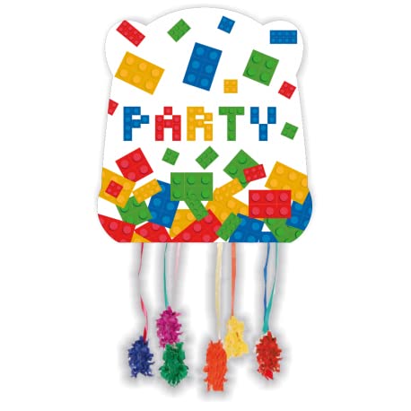 CONVER PARTY Piñata Block Party - Geburtstagsdekoration Blöcke - Partyartikel - Kinderpartys, Feiern und Geburtstage - 1 Stück CONVER PARTY Piñata Block Party - Geburtstagsdekoration Blöcke - Partyartikel - Kinderpartys, Feiern und Geburtstage - 1 Stück von CONVER PARTY
