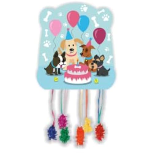 CONVER PARTY Piñata Dog Party - Dekoration für Partys, Kinderpartys, Geburtstage und Feiern - Dekoration 33 x 28 cm von CONVER PARTY