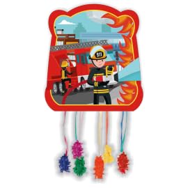 CONVER PARTY - Piñata Flaming Fire - Partyartikel - Kinderpartys, Geburtstage und Feiern - Dekoration 33x28cm von CONVER PARTY