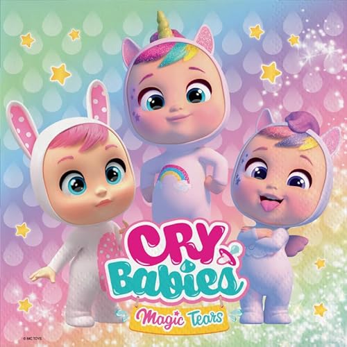 CONVER PARTY - Servietten für weinende Babys - Papierservietten - Partyartikel - Kinderfeiern, Feiern und Geburtstage - 16 Stück - 33 cm CONVER PARTY - Servietten für weinende Babys - Papierservietten - Partyartikel - Kinderfeiern, Feiern und Geburtstage - 16 Stück - 33 cm von CONVER PARTY