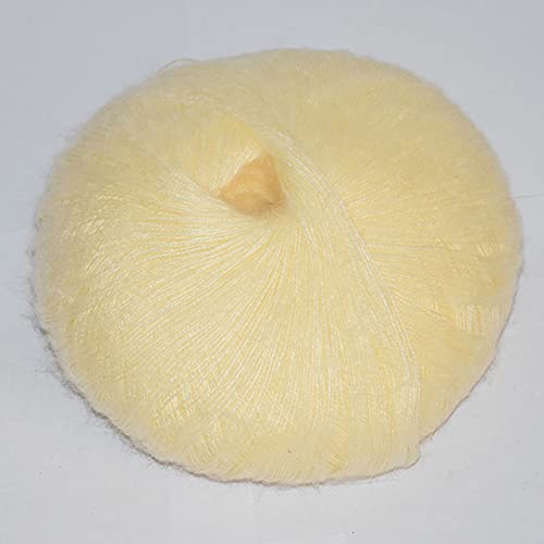 250 g/Lot, 5 Knäuel, superdünnes, weiches Mohair-Garn, Angora-Kaschmir-Garn für Handstricken, Weben, Häkelgarn, weicher Schal von CONVOW