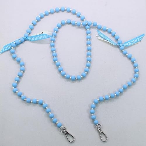 CONVOW 10 mm Holzperle, klassisch, für Damen und Herren, Handy-Lanyard-Band, Bunte Holzperlen, Kette, Kordel, Modeschmuck, Boho-Riemen von CONVOW