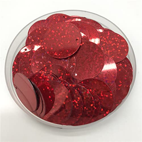CONVOW 200 Stück 30 mm Bunte große Pailletten mit 1 seitlichen Löchern, PVC, flach, rund, lose Pailletten, Pailletten, Nähen, Basteln, DIY, Scrapbooking, Anhänger CONVOW 200 Stück 30 mm Bunte große Pailletten mit 1 seitlichen Löchern, PVC, flach, rund, lose Pailletten, Pailletten, Nähen, Basteln, DIY, Scrapbooking, Anhänger von CONVOW