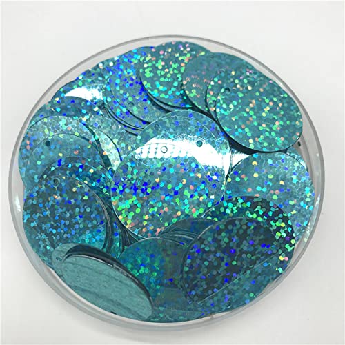 CONVOW 200 Stück 30 mm Bunte große Pailletten mit 1 seitlichen Löchern, PVC, flach, rund, lose Pailletten, Pailletten, Nähen, Basteln, DIY, Scrapbooking, Anhänger CONVOW 200 Stück 30 mm Bunte große Pailletten mit 1 seitlichen Löchern, PVC, flach, rund, lose Pailletten, Pailletten, Nähen, Basteln, DIY, Scrapbooking, Anhänger von CONVOW