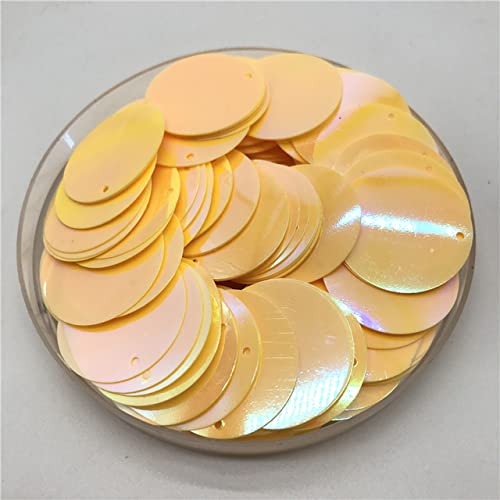 CONVOW 200 Stück 30 mm Bunte große Pailletten mit 1 seitlichen Löchern, PVC, flach, rund, lose Pailletten, Pailletten, Nähen, Basteln, DIY, Scrapbooking, Anhänger CONVOW 200 Stück 30 mm Bunte große Pailletten mit 1 seitlichen Löchern, PVC, flach, rund, lose Pailletten, Pailletten, Nähen, Basteln, DIY, Scrapbooking, Anhänger von CONVOW