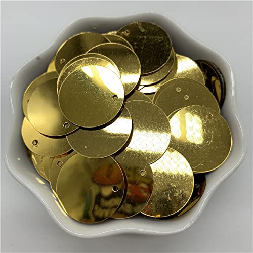 CONVOW 400 Stück 150 mm Flache, runde, lose Pailletten aus PVC mit 1 Seitenloch, Pailletten, Nähen, Hochzeit, Bastelzubehör, DIY-Anhänger-Paillettenbesatz CONVOW 400 Stück 150 mm Flache, runde, lose Pailletten aus PVC mit 1 Seitenloch, Pailletten, Nähen, Hochzeit, Bastelzubehör, DIY-Anhänger-Paillettenbesatz von CONVOW