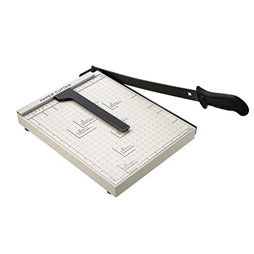 COOCHEER A4 Papierschneider Papierschneidemaschine Fotoschneider Hebelschneider Schneidegerät Schrottmaschineider, Weiß COOCHEER A4 Papierschneider Papierschneidemaschine Fotoschneider Hebelschneider Schneidegerät Schrottmaschineider, Weiß von COOCHEER