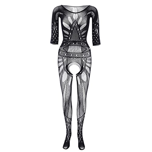COOKOE Fischnetz-Bodysuit, Dessous, durchsichtig, ausgehöhlt, Babydoll, Sex-Bodystrumpf, exotischer Frauen, Netzstoff, Body Suit Sexy Nachtwäsche COOKOE Fischnetz-Bodysuit, Dessous, durchsichtig, ausgehöhlt, Babydoll, Sex-Bodystrumpf, exotischer Frauen, Netzstoff, Body Suit Sexy Nachtwäsche von COOKOE