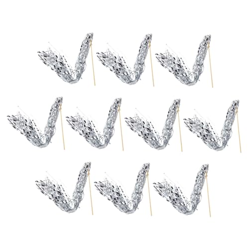 COOLHIYA 10 Stück LED Glitzerstäbe Strahlende Feenstäbe Lichtende Streamer für Hochzeiten Geburtstagsfeiern und COOLHIYA 10 Stück LED Glitzerstäbe Strahlende Feenstäbe Lichtende Streamer für Hochzeiten Geburtstagsfeiern und von COOLHIYA