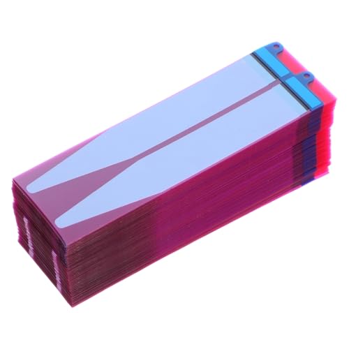 COOLHIYA 100 Stück Akku-Klebestreifen: Leicht abziehbare Smartphone-Akku-Klebestreifen – Ultradünnes Klebeband für LCD-Bildschirme von Mobilgeräten von COOLHIYA