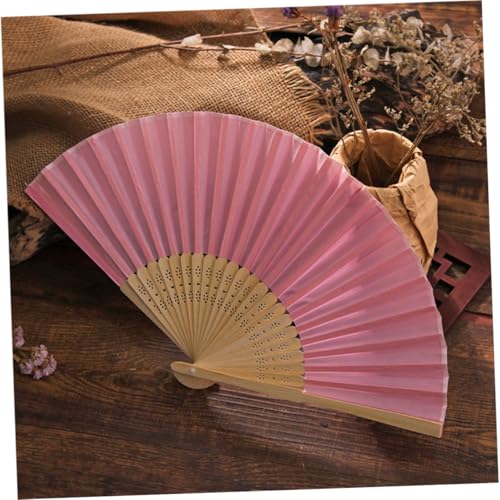 COOLHIYA 2 Stück Klassische Faltbare Damenfächer aus mit Zartem Chinesischem Stil Teiliges mit Aufbewahrungsbox Handgefertigter Dekorativer Fächer für Hochzeit Party und Alltag von COOLHIYA