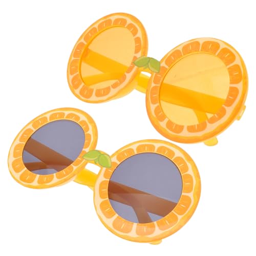 COOLHIYA 2 Stück Lustige Zitronen und Orangenbrille für Tropische Partys für Strand und Sommerfeiern COOLHIYA 2 Stück Lustige Zitronen und Orangenbrille für Tropische Partys für Strand und Sommerfeiern von COOLHIYA