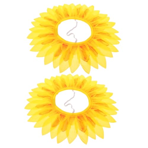 COOLHIYA 2 Stück Sonnenblumen Kopfschmuck Kindergröße Lustiges Kostüm Accessoire Leichtes Komfortables Headband für Tanz Karneval Kindergarten Party Rollenspiel und Fotografie COOLHIYA 2 Stück Sonnenblumen Kopfschmuck Kindergröße Lustiges Kostüm Accessoire Leichtes Komfortables Headband für Tanz Karneval Kindergarten Party Rollenspiel und Fotografie von COOLHIYA