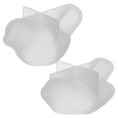 COOLHIYA 2 Stück Vögel Diy Kristall Epoxidharz Silikonform, Kreative Vogel Gießform für Dekoration, Weiche Silikon Gießformen für Kinder Basteln Handgemachte 4,7 X 3,2 Cm von COOLHIYA