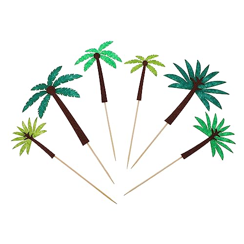 COOLHIYA 24 Stück Hawaiian Themed Cake Topper Dekorative Einsteckkarten für Kuchen Muffins und Desserts Tortendeko für Geburtstagsfeiern und Shower COOLHIYA 24 Stück Hawaiian Themed Cake Topper Dekorative Einsteckkarten für Kuchen Muffins und Desserts Tortendeko für Geburtstagsfeiern und Shower von COOLHIYA