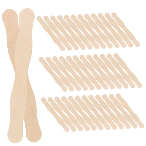 COOLHIYA 50 Stück Diy Holzstäbchen für Bastelprojekte Robuste Wiederverwendbare Sticks für Eiscreme Hochzeitsprogramme und Farbmixturen für Kreative Kinderaktivitäten COOLHIYA 50 Stück Diy Holzstäbchen für Bastelprojekte Robuste Wiederverwendbare Sticks für Eiscreme Hochzeitsprogramme und Farbmixturen für Kreative Kinderaktivitäten von COOLHIYA