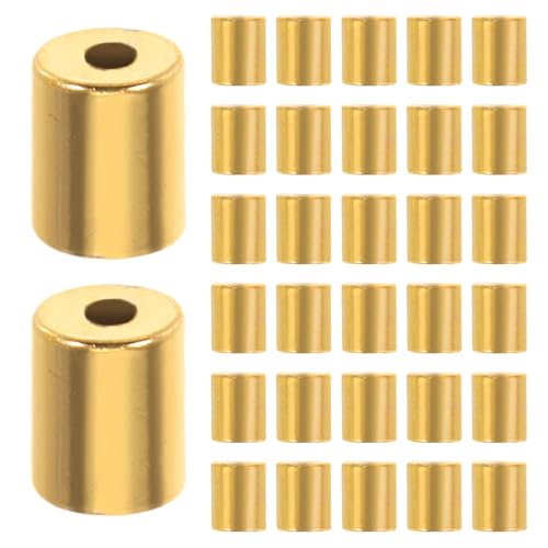 COOLHIYA 50 Stück Ohrringverschlüsse für Ohrstecker: Verschließbare Ohrringverschlüsse – Zylinderförmiges Kupfer-Ohrstecker-Zubehör – Anti-Fall-Design für die Schmuckherstellung COOLHIYA 50 Stück Ohrringverschlüsse für Ohrstecker: Verschließbare Ohrringverschlüsse – Zylinderförmiges Kupfer-Ohrstecker-Zubehör – Anti-Fall-Design für die Schmuckherstellung von COOLHIYA