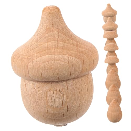 COOLHIYA 9 Stück Teiliges Diy Holz mit Graffiti Pilzen und Eicheln Naturbelassene Holzfiguren zum Bemalen Handwerkliche Bastelmaterialien für Kreative Malprojekte und Kinderbeschäftigung COOLHIYA 9 Stück Teiliges Diy Holz mit Graffiti Pilzen und Eicheln Naturbelassene Holzfiguren zum Bemalen Handwerkliche Bastelmaterialien für Kreative Malprojekte und Kinderbeschäftigung von COOLHIYA