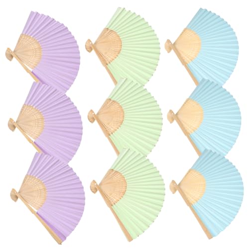 COOLHIYA 9 Stück Teiliges Set Faltbare Papierschirme zum Bemalen Diy Malventilatoren aus Hochwertigem Papier und Leichte Handfächer für Bühnenauftritte Dekoration Geschenkideen für Jungen COOLHIYA 9 Stück Teiliges Set Faltbare Papierschirme zum Bemalen Diy Malventilatoren aus Hochwertigem Papier und Leichte Handfächer für Bühnenauftritte Dekoration Geschenkideen für Jungen von COOLHIYA