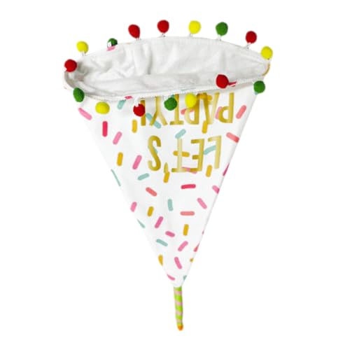 COOLHIYA Geburtstagsparty-hut Geburtstagshüte Aus Geburtstagskopfbedeckung Lustige Kegelhut Zum Geburtstag Partykegelhut Kappen Kind Party-geburtstags-hut Kosmetika Stoff von COOLHIYA
